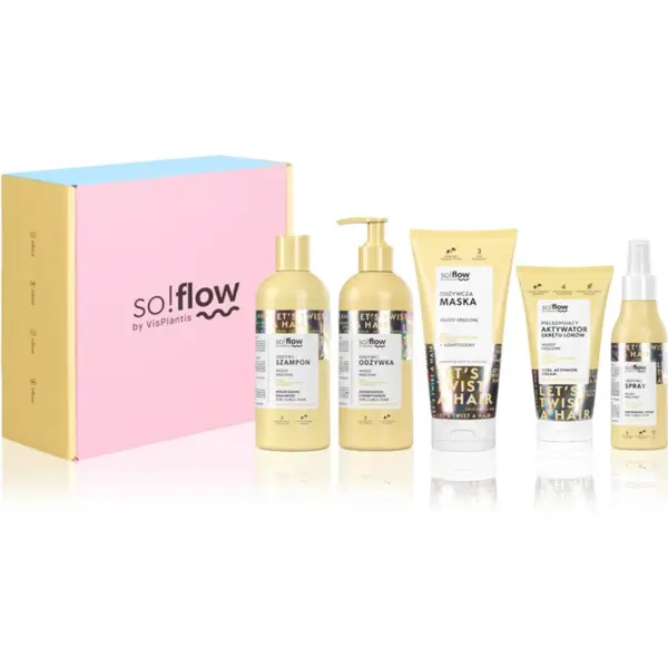 so!flow Daily Curl Refresh Set dárková sada pro kudrnaté vlasy