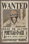 Plakát One Piece - Wanted Ace