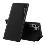 Eco Leather View Case, Samsung Galaxy S25 Ultra, černé