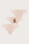 Guess  tanga dámské bavlněné s elastanem ARIA 3-pack