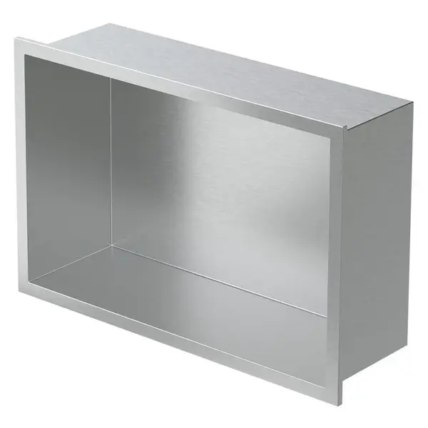 LuxeBath SPRCHOVÝ KOUT stříbrný 20/30 cm s rámem