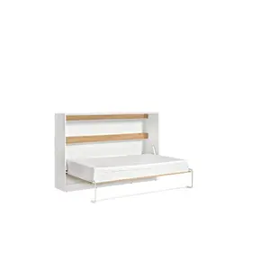 Kaiser Möbel SKLÁPĚCÍ POSTEL Perfekt 120x200 horizontální s matrací Dub + Černá