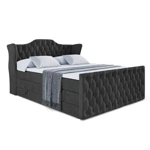 ALTDECOR POSTEL boxspring VILA-Z KING – 140x200 – H3/H4 – černá