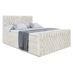 ALTDECOR POSTEL boxspring SERENE-Z KING – 140 x 200 – H3/H4 – ecru
