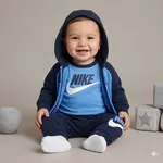 Nike kids color blocked hbr jogger set 0-3m