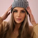 Dámská kšiltovka Samara K346 šedá+černá