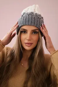 Dámská kšiltovka Samara K346 šedá+černá