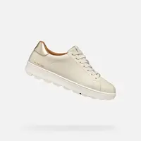 Krémové dámské tenisky Geox Spherica ECUB-1 - Dámské