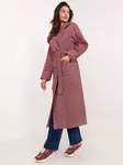 Coat LK-PL-509835.19 burgundy