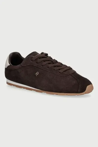Tommy Hilfiger  TH BELLA LOW RUNNER SUEDE sneakers boty dámské semišové