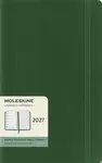 Diář MOLESKINE 2027 týdenní měkký tm. zelený L