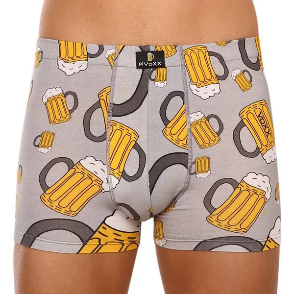VoXX Pánské boxerky vícebarevné (Kevin-beer/big light grey) L