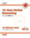 11+ CEM 10-Minute Tests: Non-Verbal Reasoning - Ages 10-11 Book 1 (with Online Edition) - CGP Books