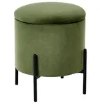 Beliani PUF Tmavě zelený Wenona