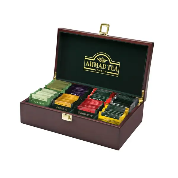 Ahmad Tea Tea Keeper dřevěná kazeta 80x2 g
