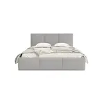 Fedve POLSTROVANÁ POSTEL FONDI SLIM 120x200 cm, Šedá