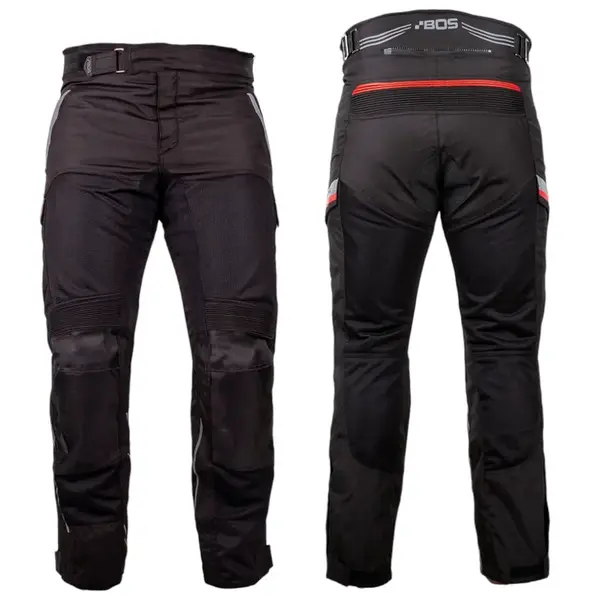 Moto kalhoty BOS Soul Black-Red XXL