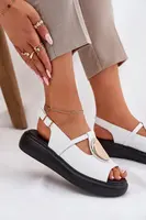 S. BARSKI Kožené elegantní dámské sandály S.Barski