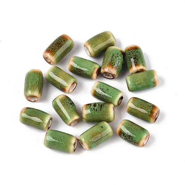 Vintage Handmade Porcelain Beads