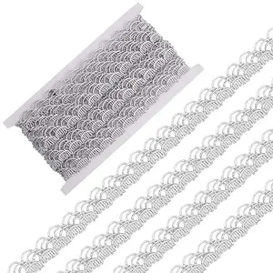 Wavy Metallic Polyester Ribbon