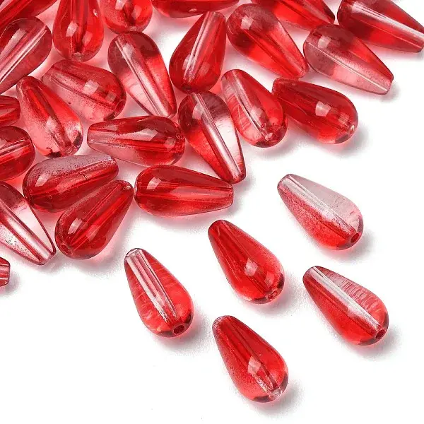 Baking Paint Transparent Glass Beads