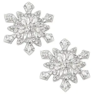 2Pcs PVC Rhinestone Sew on Ornament Accessories