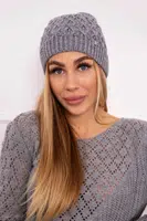 Kesi Fleecová čepice Roma K224 světle šedá