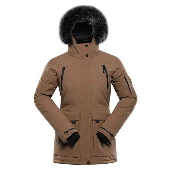Dámská zimní bunda s membránou ptx alpine pro werda 3 zelená xl