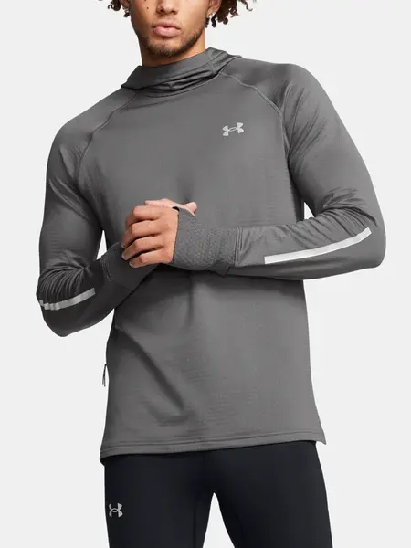 Pánská mikina Under Armour UA LAUNCH ELITE CW HOODY-GRY - Pánské
