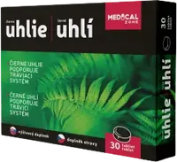 MEDICAL Čierne uhlie 30 tabliet
