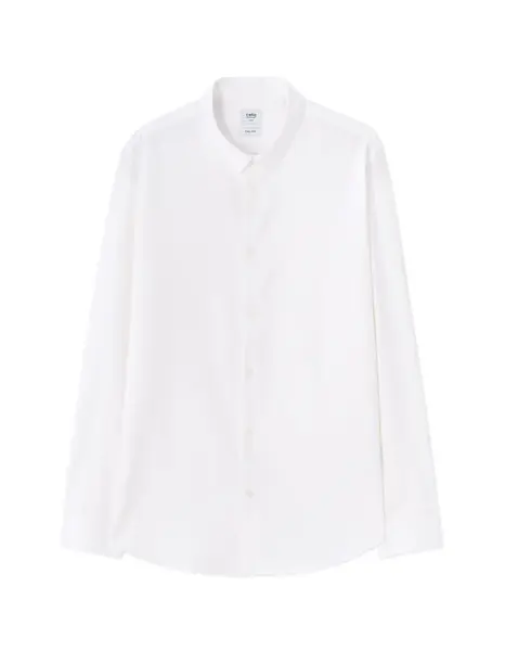 Biela pánska slim fit košeľa