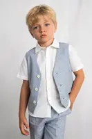 Dětská vesta s příměsí lnu Mayoral