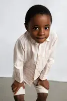 Dětská košile s příměsí lnu Mayoral