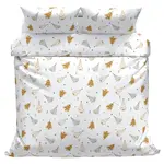 Povlečeme vše Bavlněné povlečení Stromky zlaté 140x200, 70x90 cm