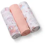 BabyOno Super Soft Peach látkové pleny Peach 70x70 cm 3 ks