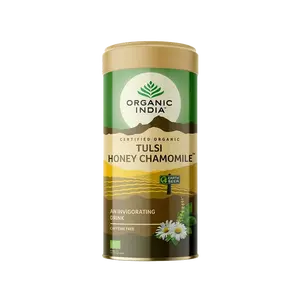 ORGANIC INDIA Tulsi med+heřmánek BIO 100 g