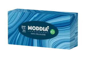 MODDIA Papírové kapesníčky 4vrstvé box 100 ks