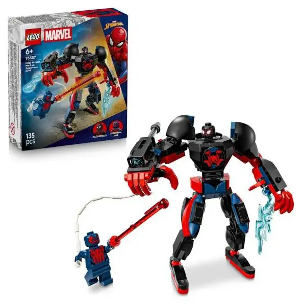 LEGO® Marvel 76337 Robot Milese Moralese vs. Spider-Man 2099