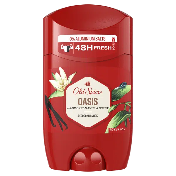OLD SPICE Oasis Tuhý deodorant pro muže, 48h svěžest s vůní kouřové vanilky 50 ml