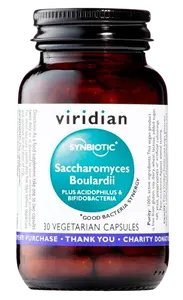 VIRIDIAN Saccharomyces Boulardii 30 kapslí