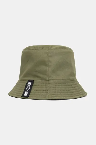 Oboustranný bavlněný klobouk Moschino