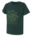 Husky Tee Mushroom K 140, dark green Dětské bavlněné triko