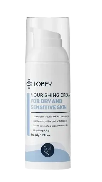 LOBEY Vyživující krém na suchou a citlivou pleť 50 ml