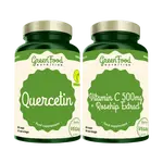 GREENFOOD NUTRITION Duopack Quercetin 90cps + Vitamin C 500mg 60cps