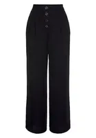 LASCANA Nohavice  čierna