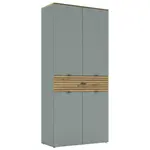 Voleo BOTNÍK, zelená, dub artisan, 90/196/41 cm