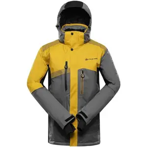 ALPINE PRO DEAR 2 Pánska lyžiarska bunda, žltá, veľkosť