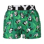 Detské trenky art športová guma pandy (BJ1852) 9-11 rokov