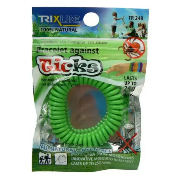 TRIXLINE Náramek proti klíšťatům různé barvy 1 kus