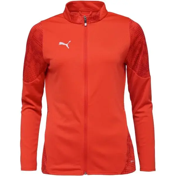 Puma TEAMCUP TRAINING JACKET W Dámska futbalová bunda, červená, veľkosť